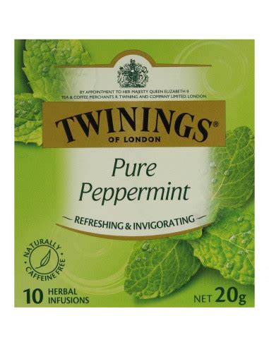 Twinings Pure Peppermint Tea Bags Pack Ally S Basket Direct