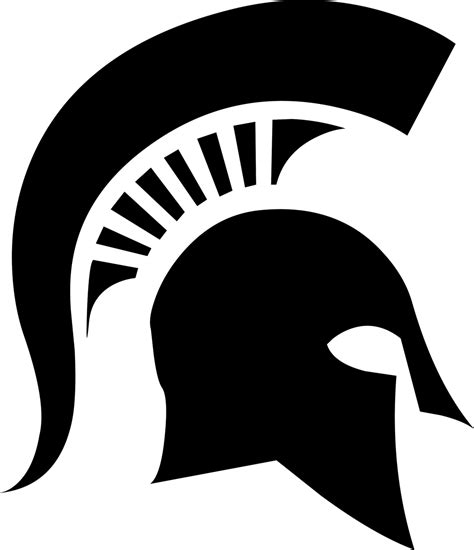 Michigan State University Logo Black and White – Brands Logos