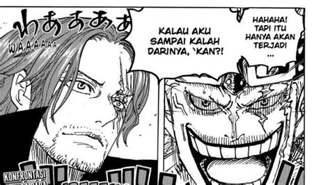 One Piece Spoiler Pertarungan Akagami No Shanks Melawan Kapten