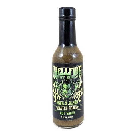 Hellfire Devil S Blend Roasted Reaper Hot Sauce 5oz Fresh Is Best On Broadway