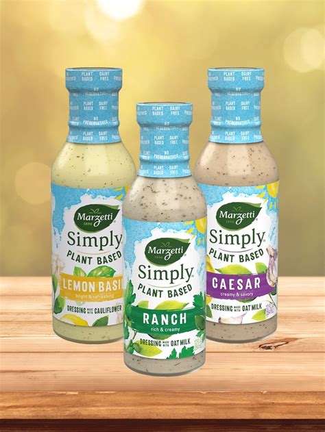 Marzetti Simply Plant Based Dressings Reviews Info Dairy Free