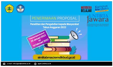 Pengumuman Pembukaan Proposal PPM Tahun 2022 Kemendikbud Ristek Dikti