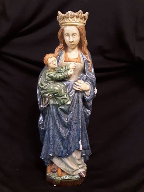 Cadou Craciun Statuie Foarte Veche Madonna Cu Pruncul Isus Sibiu OLX Ro