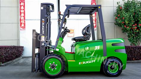 Li Ion Electric Forklift T Ton Ac Motor Wheel Battery Powered