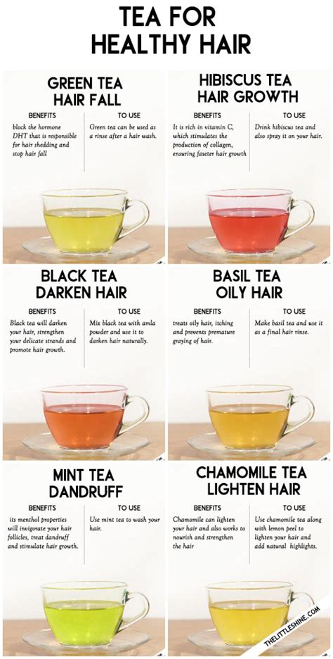 Use Tea For Healthy Beautiful Hair The Little Shine