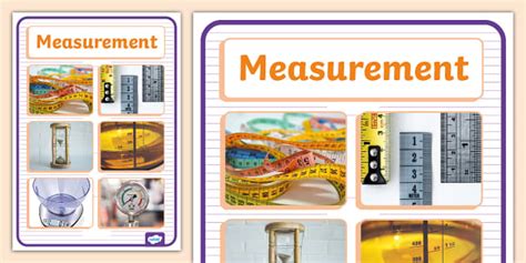 Measurement Photo Display Poster Hecho Por Educadores