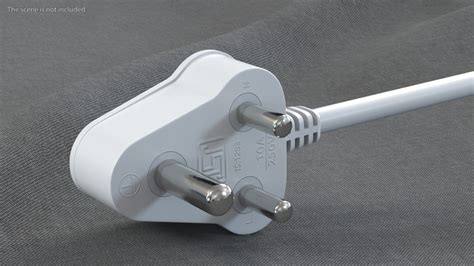 India Electric Plug Type D White 3D model - TurboSquid 2040467