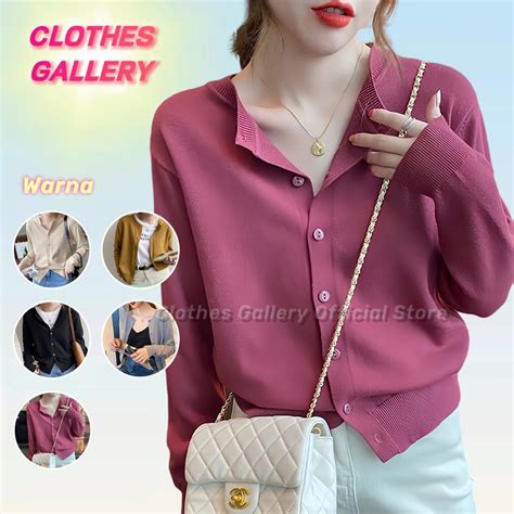 Jual Clothesgallery Soft Knit Import Outer Wanita Knit Kardigan