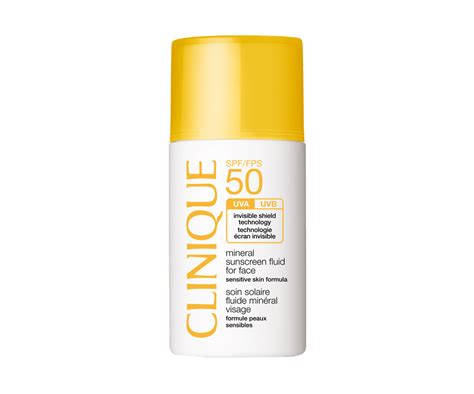 Mineral Sunscreen Fluid For Face Spf 50 Sensitive Skin 30 Ml