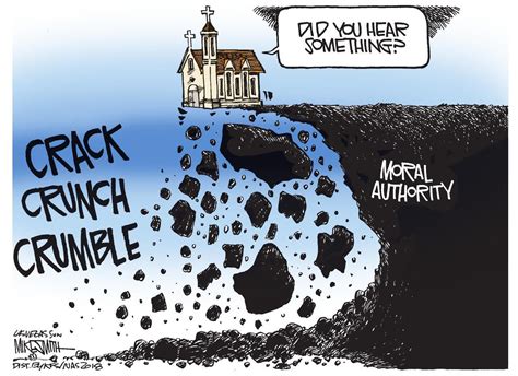 Cartoon: Moral authority crumbling | | santamariatimes.com