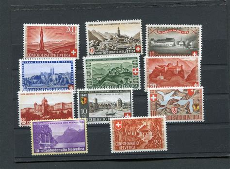 Lots Timbres Suisse Pro Patria Neufs A Et S Charni Res Kaufen Auf