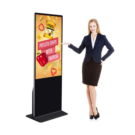 32 43 50 55 65 75 85 Inch 4K LCD Floor Standing Touch Screen Kiosk