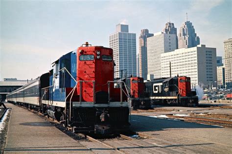 Gtw Detroit Michigan 1973 Grand Trunk Western Railroad Commuter