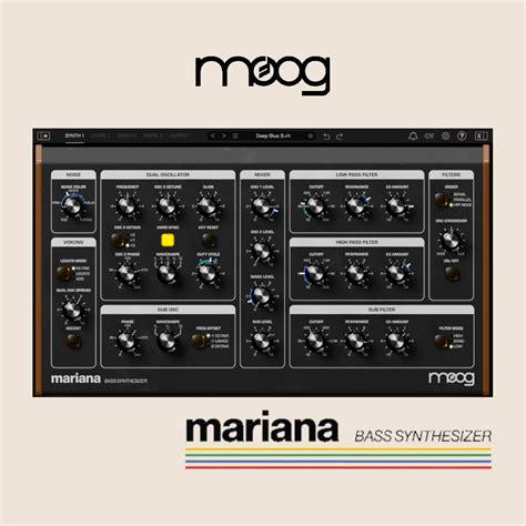 Moog Mariana Bass Synthesizer Plugin Vst Au Aax Producer Sources