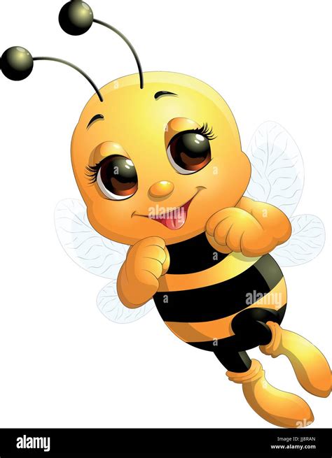 Cartoon Honey Bee Cut Out Stock Images And Pictures Alamy