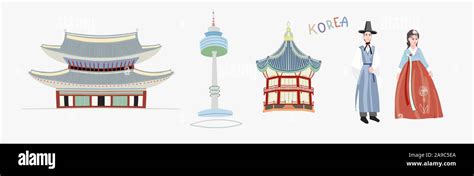 Conjunto De Doodle Flat Ilustraci N Vectorial De La Pagoda En El