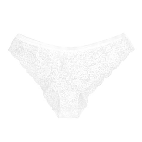 Pantaleta Secret Treasures Para Mujer Encaje Blanco Talla M Walmart