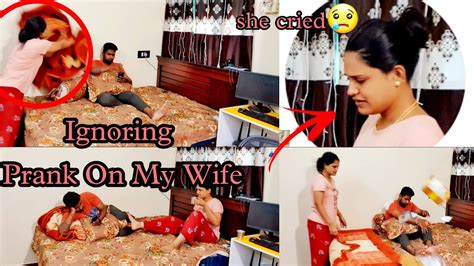 Ignoring Prank On My Wife Gone Wrong She Cried😭ne Unga Amma Vettukah