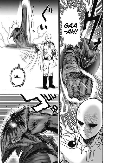 Two Hits Saitama Vs Garou Ch 211 One Punch Man One Punch Man Manga One Punch