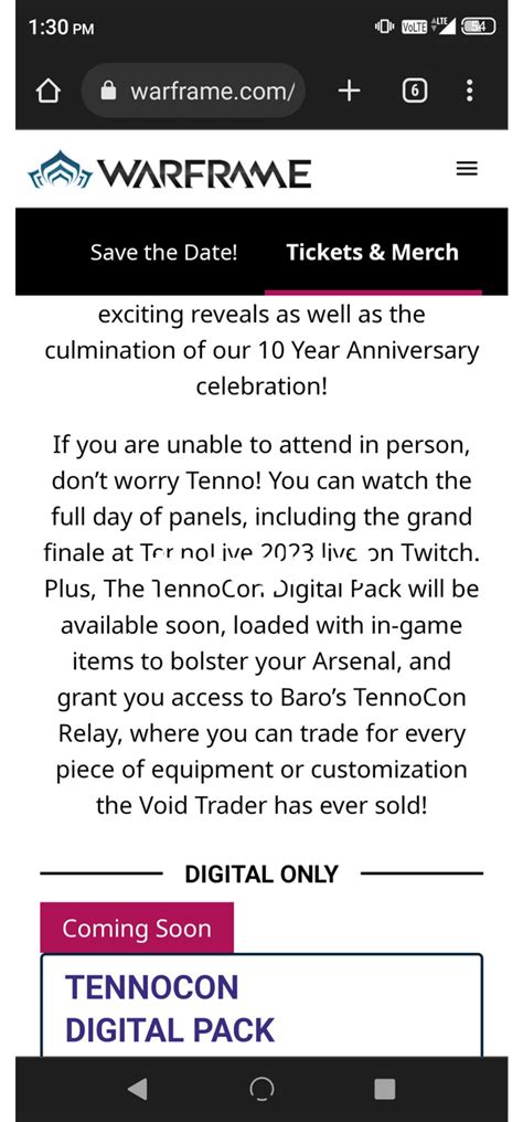 0 Tennocon Digital Pack Rwarframe