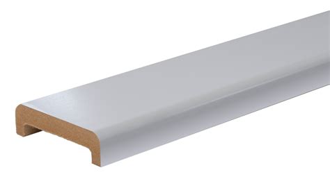 Nez de cloison médium MDF revêtu blanc 11 x 103 mm L 2 50 m Leroy