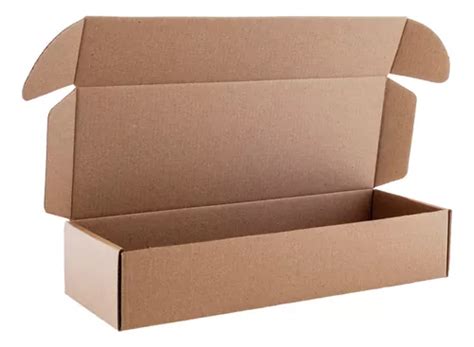 25 Cajas Cartón Micro Corrugado 28x10x6 Armable Para S Color Kraft