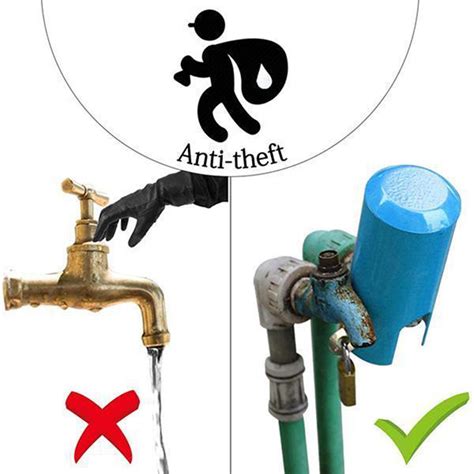 Serrure Barillet Verrou De Protection Antivol Pour Robinet D Eau