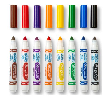 8ct Ultra Clean Washable Markers - Grandrabbit's Toys in Boulder, Colorado