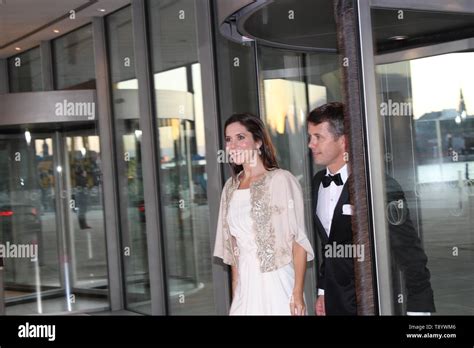 Crown Prince Frederik Of Denmark And Crown Princess Mary Arriving To