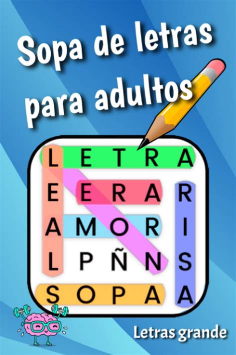 Amazon Sopa De Letras Para Adultos Libro De B Squeda De Palabras