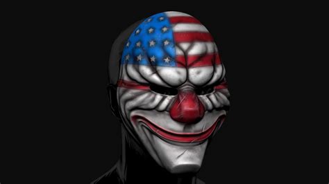 Dallas Payday 2 Mask - 3D Model by blackstar90