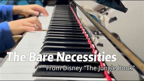 The Bare Necessities Jungle Book YouTube