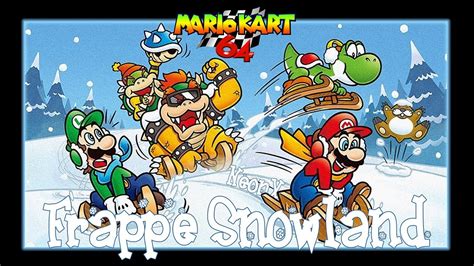 Mario Kart 64 Frappe Snowland Neon X Remix Youtube