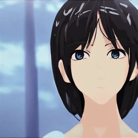 Makoto Shinkai Android Mechanical Cyborg Anime Girl Stable Diffusion