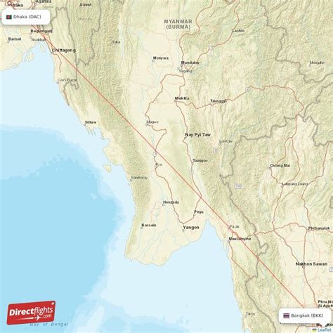 Direct Flights From Bangkok To Dhaka BKK To DAC Non Stop