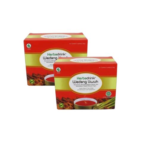 Jual Herbadrink Wedang Uwuh Minuman Herbal 2 X 18gr X 5 Shopee Indonesia