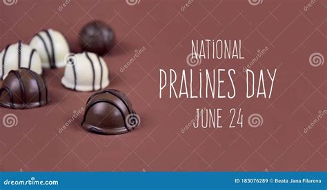 National Pralines Day Stock Image Image Of Dessert 183076289