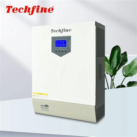 Techfine V Pure Sine Wave Built In Charger Hybrid Power Inverter