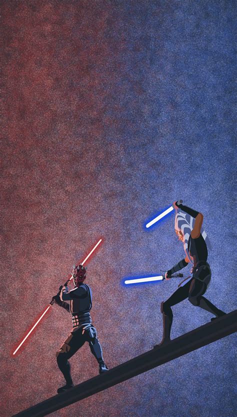 Maul vs Ahsoka : r/StarWarsArt