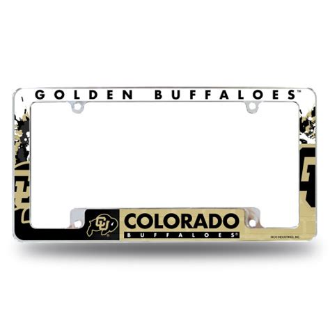 Colorado Buffaloes Primary Chrome License Plate Frame