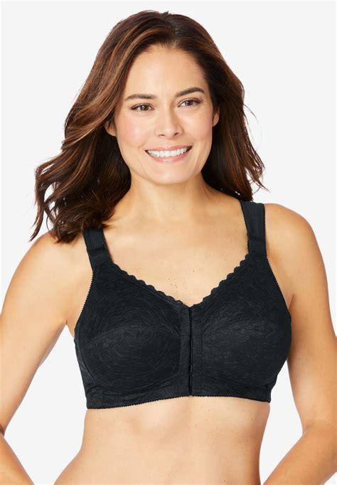 Lace Wireless Posture Bra By Comfort Choice® Plus Size Lace Bras Jessica London