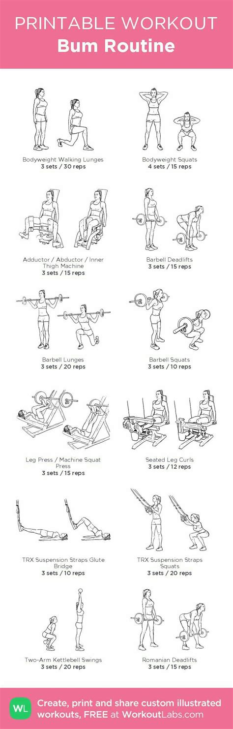 The Printable Workout Guide For Women