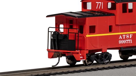 Wide Vision Caboose Santa Fe Red