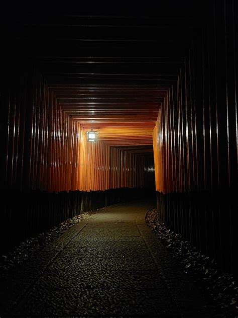 The 1000 Torii Gates In Kyoto Get Quite Liminal At Night Rliminalspace