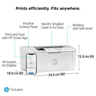 Hp Laserjet M We A Mono Laser Printer With Hp Plus Md E