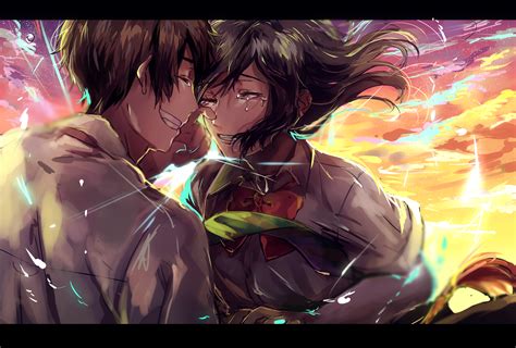 Your Name Taki And Mitsuha Hd Wallpaper