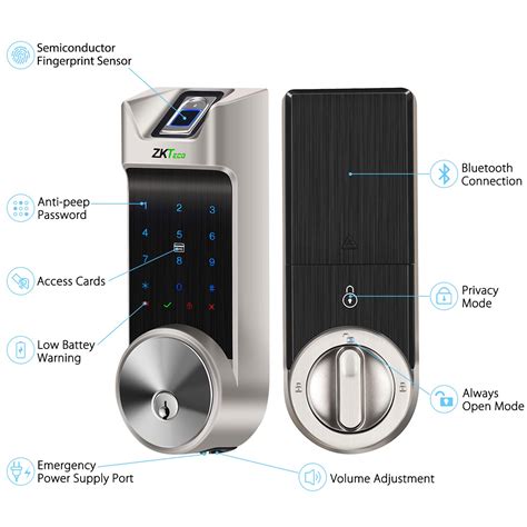 Mua Zkteco Security Smart Lock Fingerprint Door Lock Bluetooth