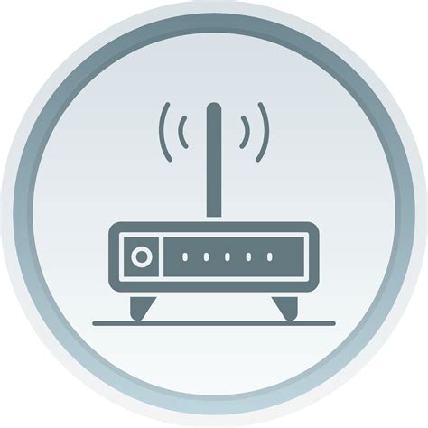 Modem Solid Button Icon 38516363 Vector Art At Vecteezy