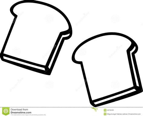 Coloring Page Of Bread