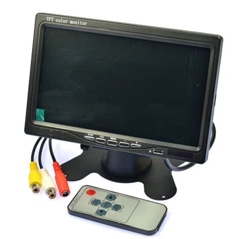 7" LCD Mini TV TFT Color Monitor AV Display 1024x600 AV Interface for ...